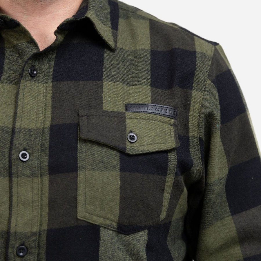 Green Plaid Flannel
