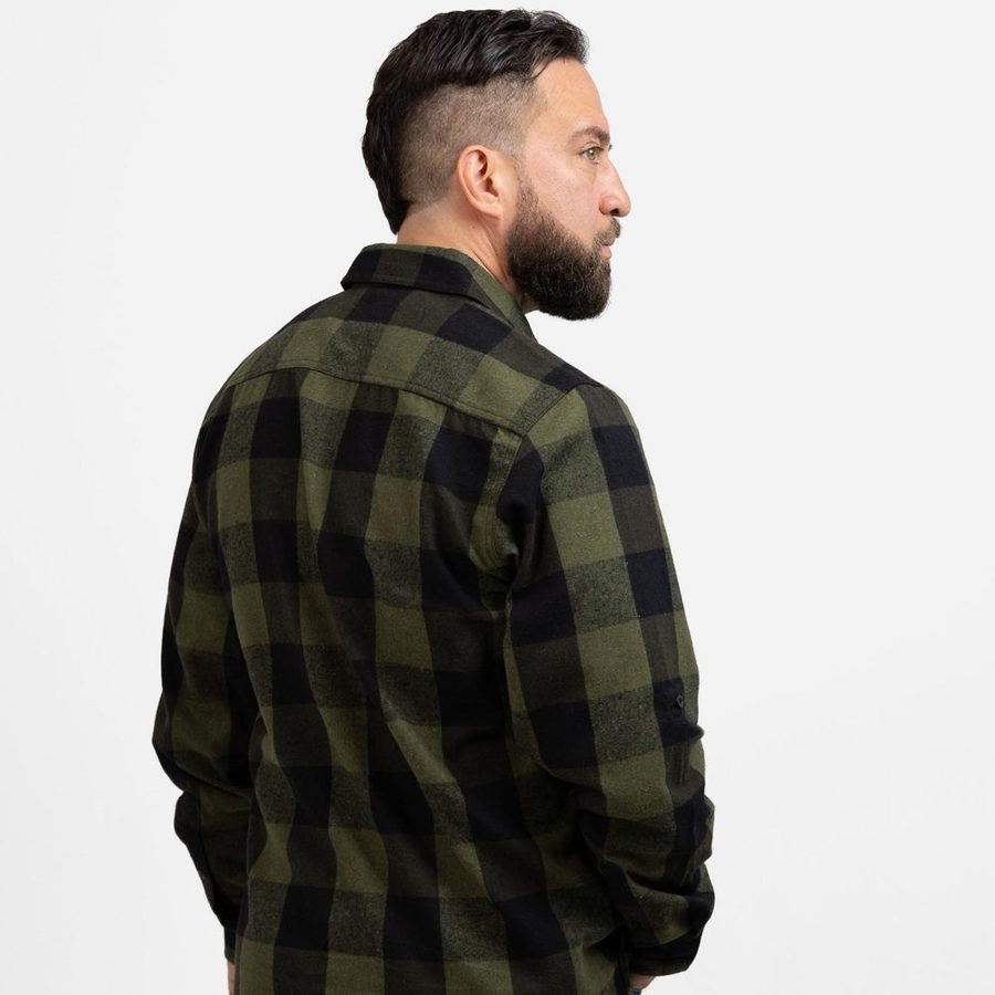 Green Plaid Flannel