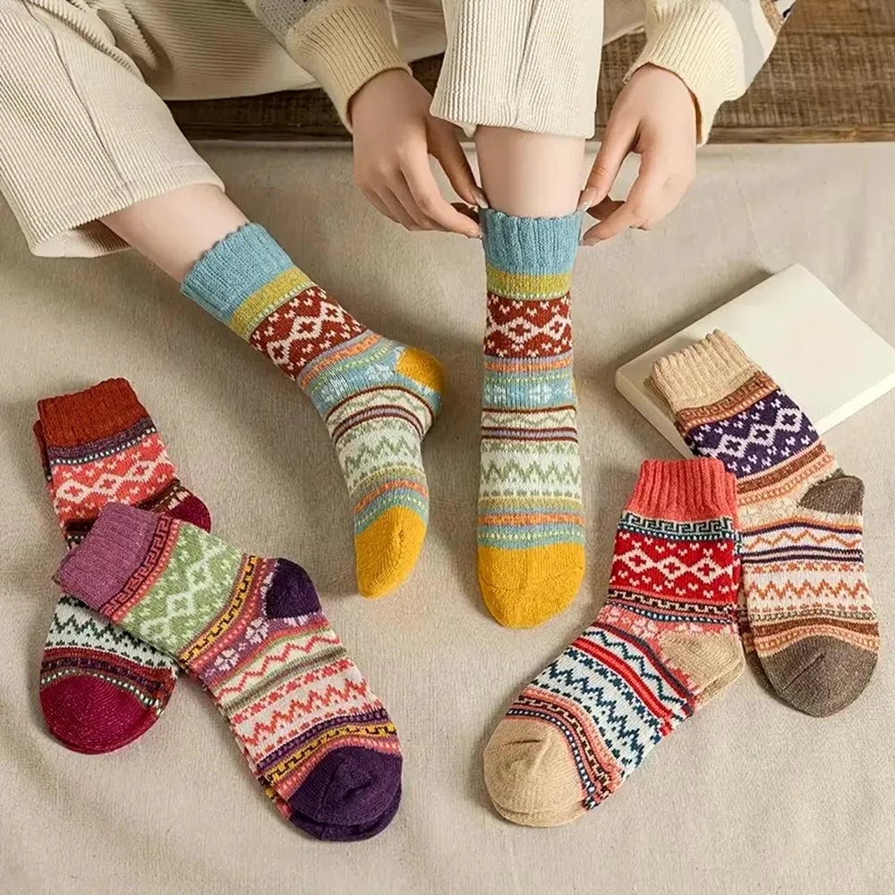 Kuschelsocken-Packung – 5 Paar in verschiedenen Farben